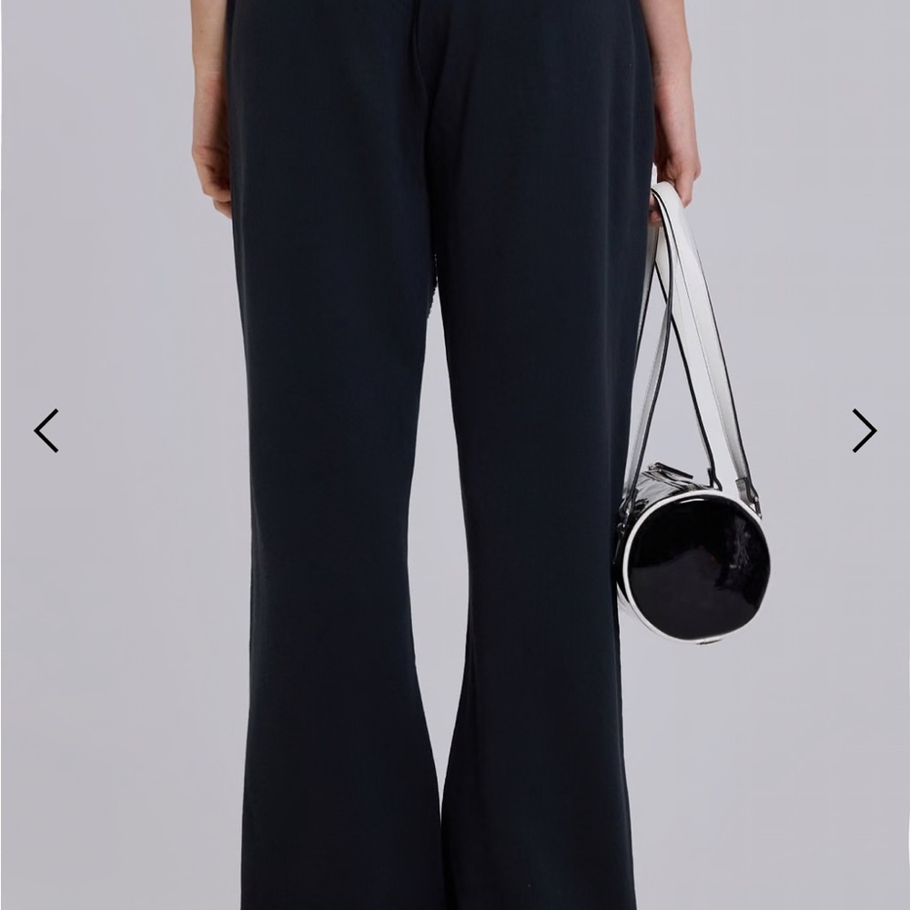 Jaded London Cleo Slouchy Bootcut Jogger in Black - Picture 5 of 6
